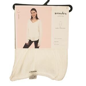 Wander Hottotties Waffle V-Neck Tunic Small